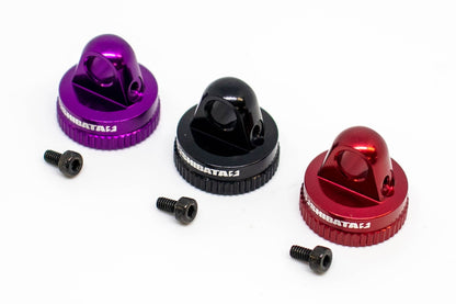 Pressure adjust aluminum damper cap / Black (4)