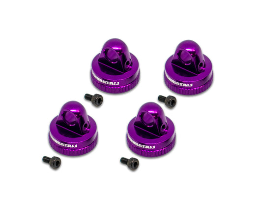 Pressure adjust aluminum damper cap / Purple (4)