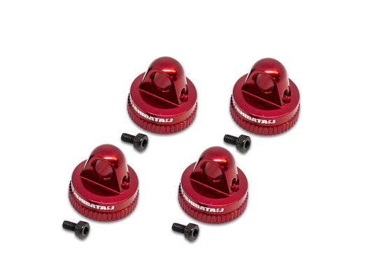 Pressure adjust aluminum damper cap / Red (4)