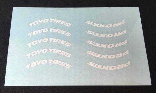 Tire sticker (TOYO) (2)