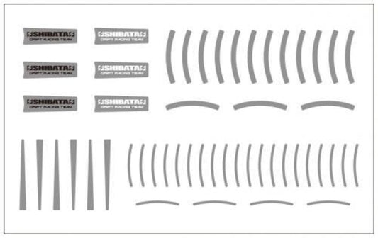 SHIBATA wheel sticker / plating (2)